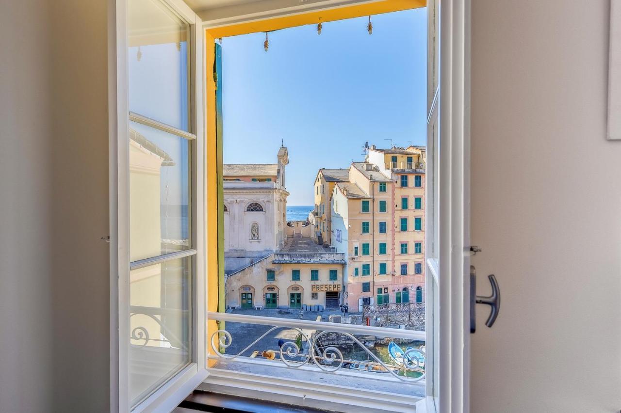 Casa Marina Relax Con Vista Sul Mare Apartman Camogli Kültér fotó