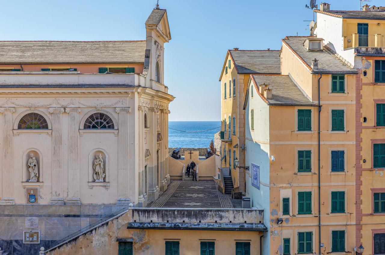 Casa Marina Relax Con Vista Sul Mare Apartman Camogli Kültér fotó