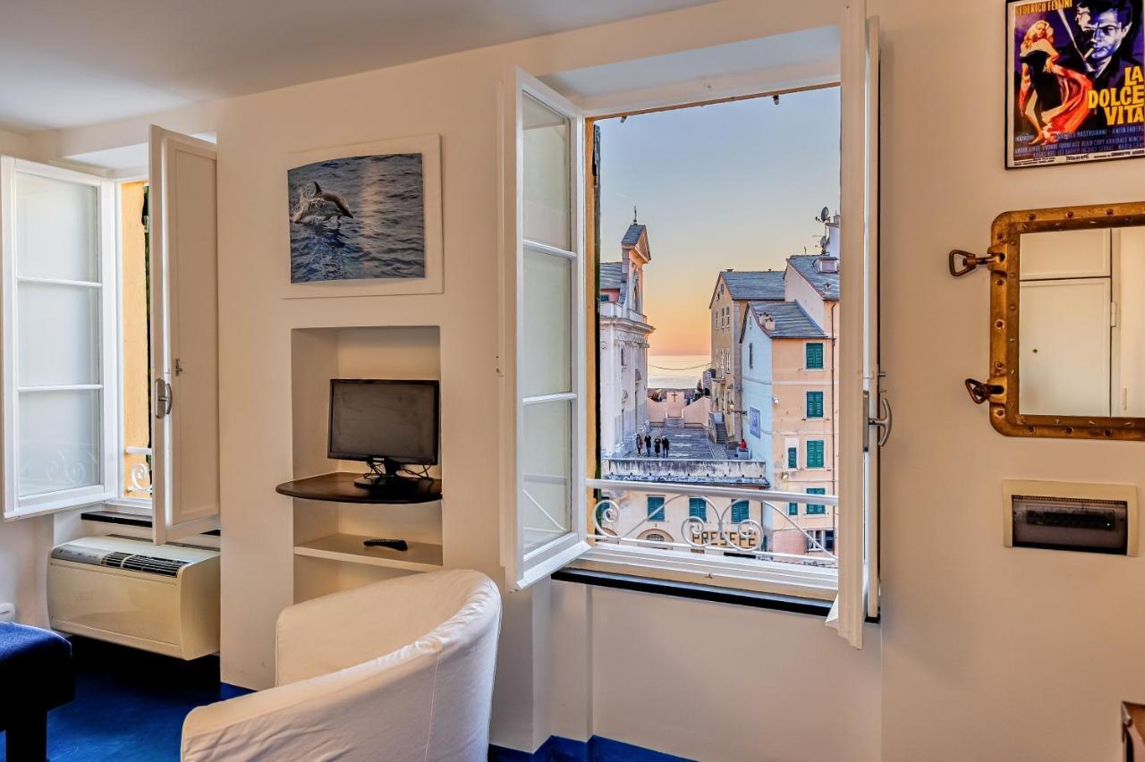 Casa Marina Relax Con Vista Sul Mare Apartman Camogli Kültér fotó