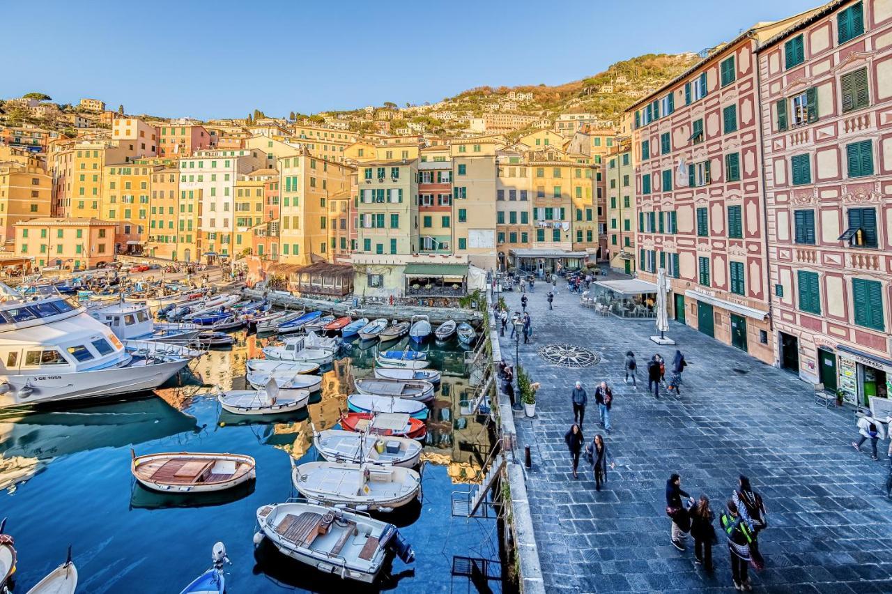 Casa Marina Relax Con Vista Sul Mare Apartman Camogli Kültér fotó
