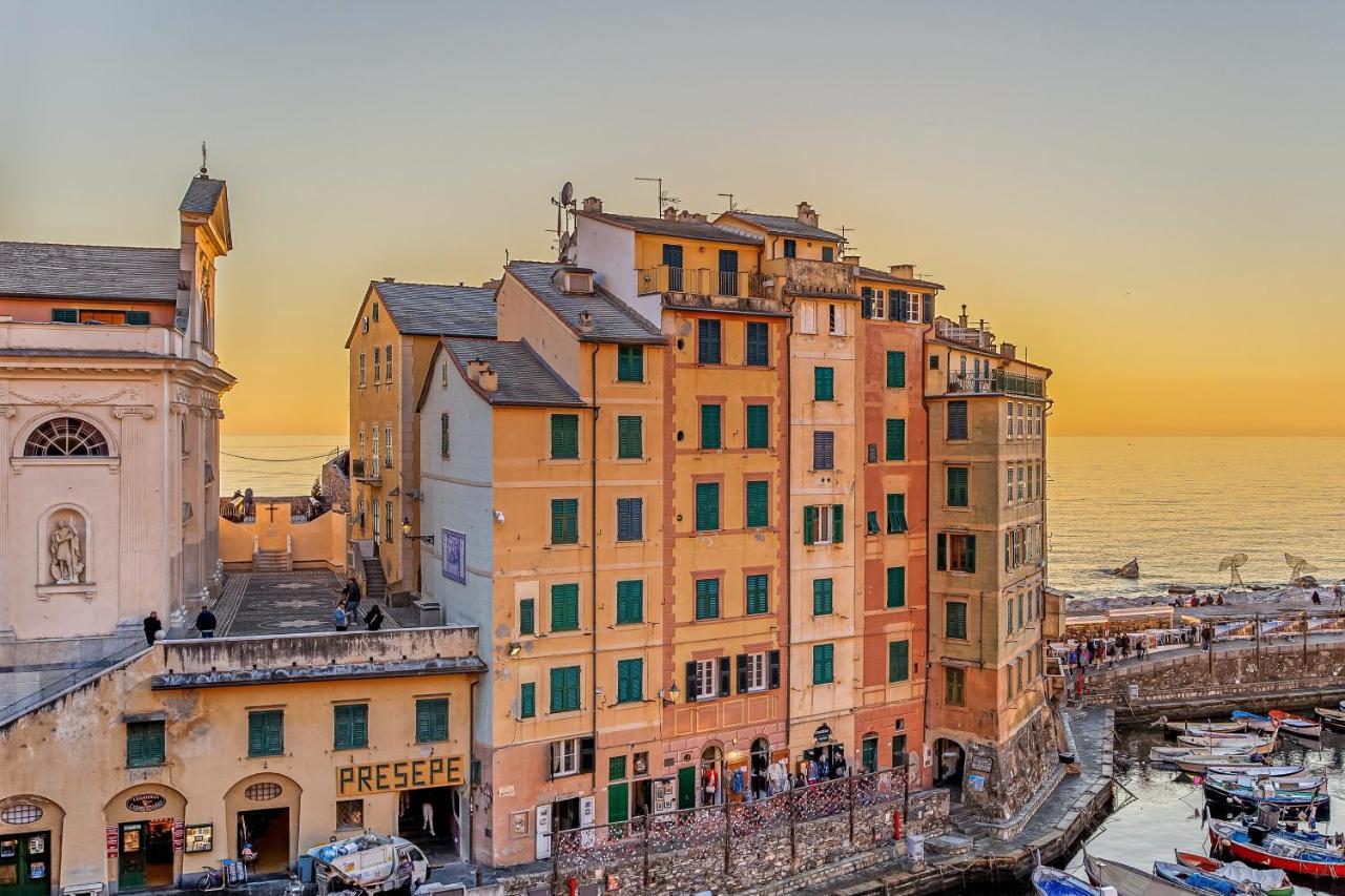Casa Marina Relax Con Vista Sul Mare Apartman Camogli Kültér fotó